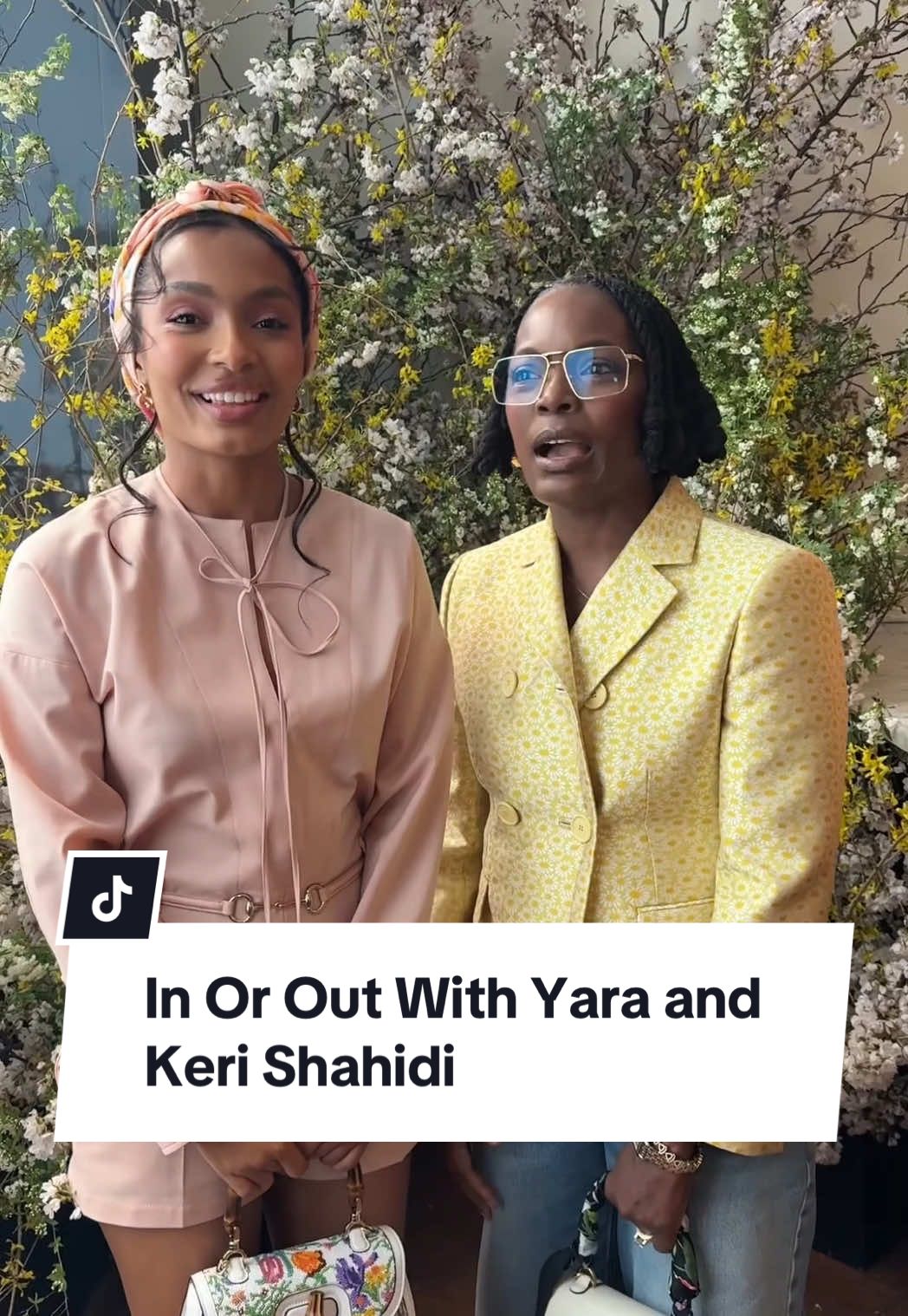 Mother-daughter duo #YaraShahidi and #KeriShahidi love handwritten cards, surprise visits, sharing clothes and more. @Gucci @Yara Shahidi #mothersday 
