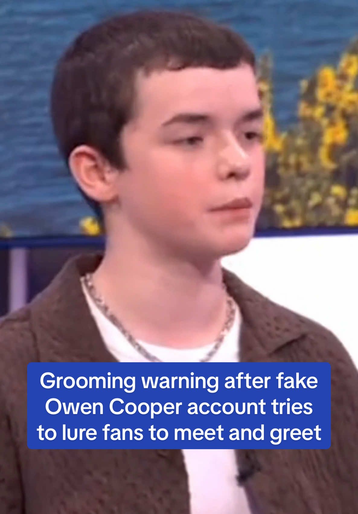 A fake Facebook account posing as Adolescence star Owen Cooper has caused concern online after urging fans to meet them in real life.  The page has been posing as the official Facebook profile for the 15-year-old actor, having posted several images and videos of press tours and promotional material for the TV show.  The comment section on the page is filled with young fans swooning about how much they 'love' the teen star and saying he's their 'dream' boy - with the bogus Cooper responding.  MailOnline can confirm Cooper only uses his official blue-ticked Instagram account - he has no presence on Facebook, TikTok, Snapchat, X or any other social platforms whatsoever. #adolescence #owencooper #netflix #facebook #fakeprofile #imposter 