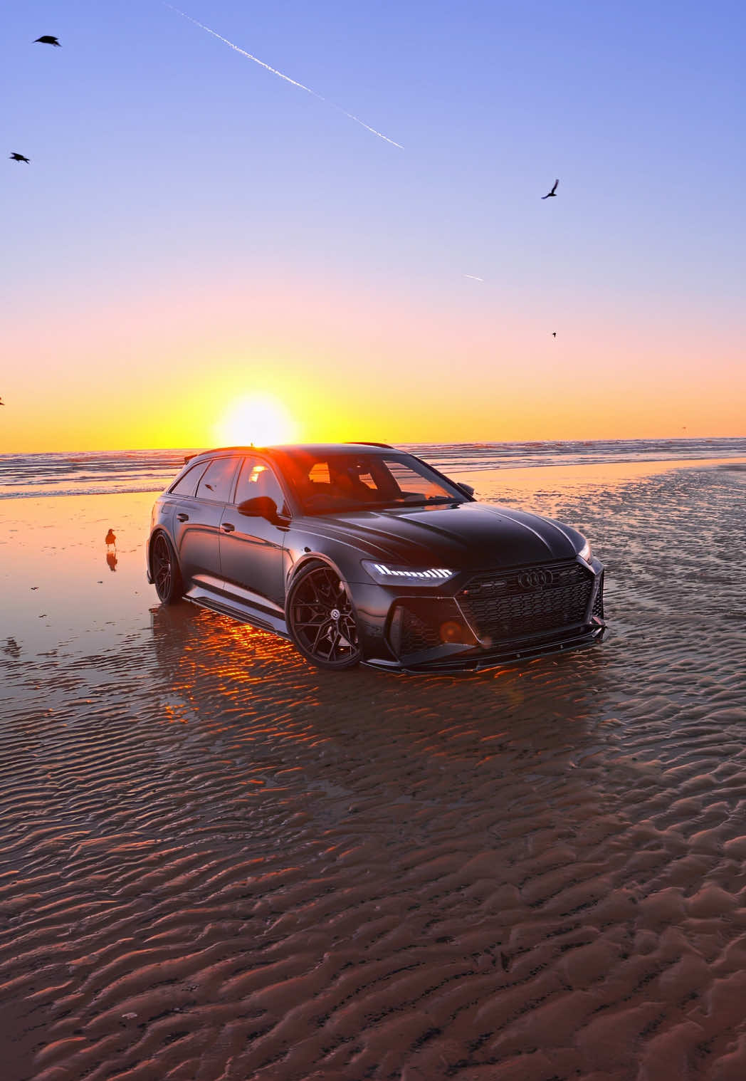 🌊 🌅🖤 #audi #rs6 #cars #foryou #fyp #carsoftiktok #cartok #fypシ 