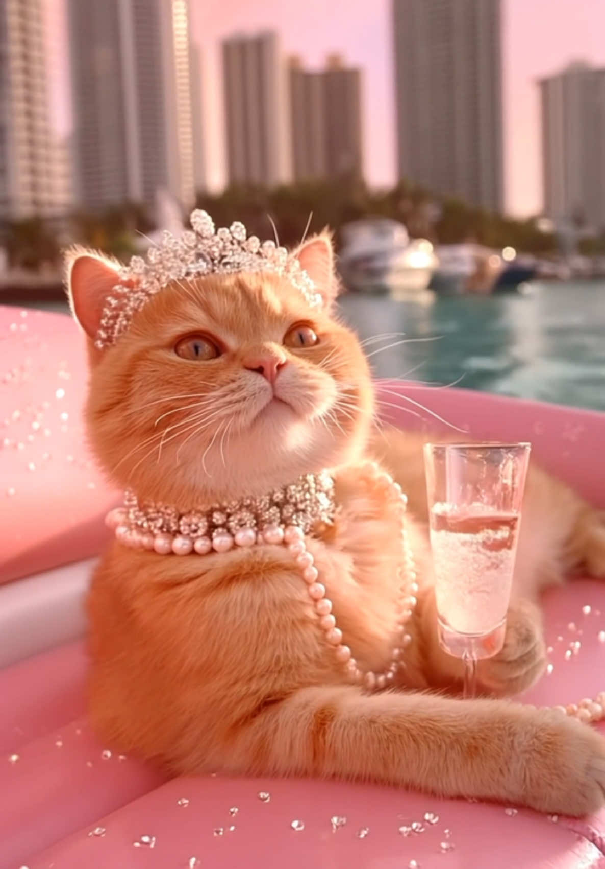 Even the cat is on vacation... and you're not😋 #catsoftiktok, #cutenessoverload, #foryou, #petlovers, #cats #creatorsearch #aicat #creatorsearchinsights 