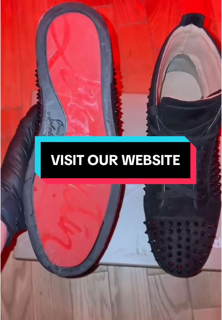 VISIT OUR WEBSITE 👀‼️#Louboutin #fyp #redbottoms #viral #moneytalks #foryoupage 
