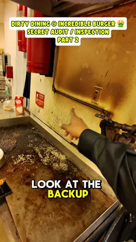 Dirty Dining @incredibleburger in Four Seasons Mall 🤮 2/100 #dirtydining #restaurantaudit #foodsafety #foryoupage #foodinspector #healthinspection #caugtonmetaglasses 