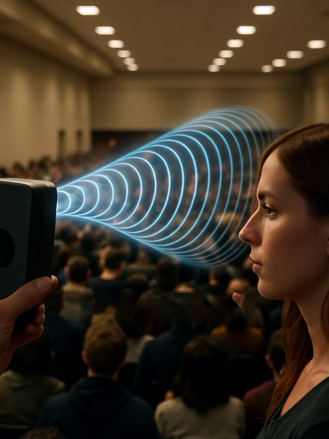 Researchers created sound that can bend itself through space, reaching only your ear in a crowd.