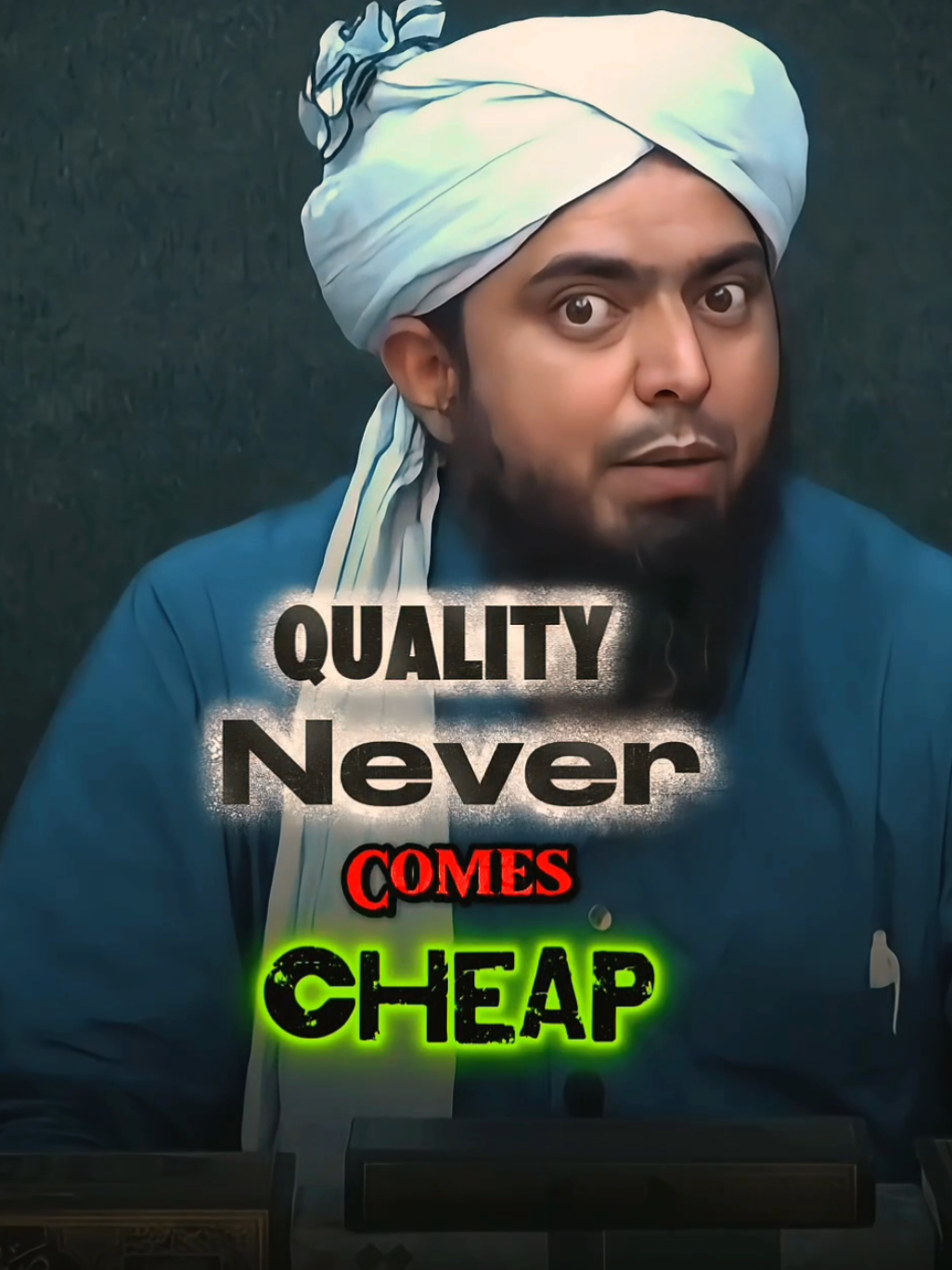 Quality never comes cheap ☝️🙂 #engineermuhammadalimirza #toheed 