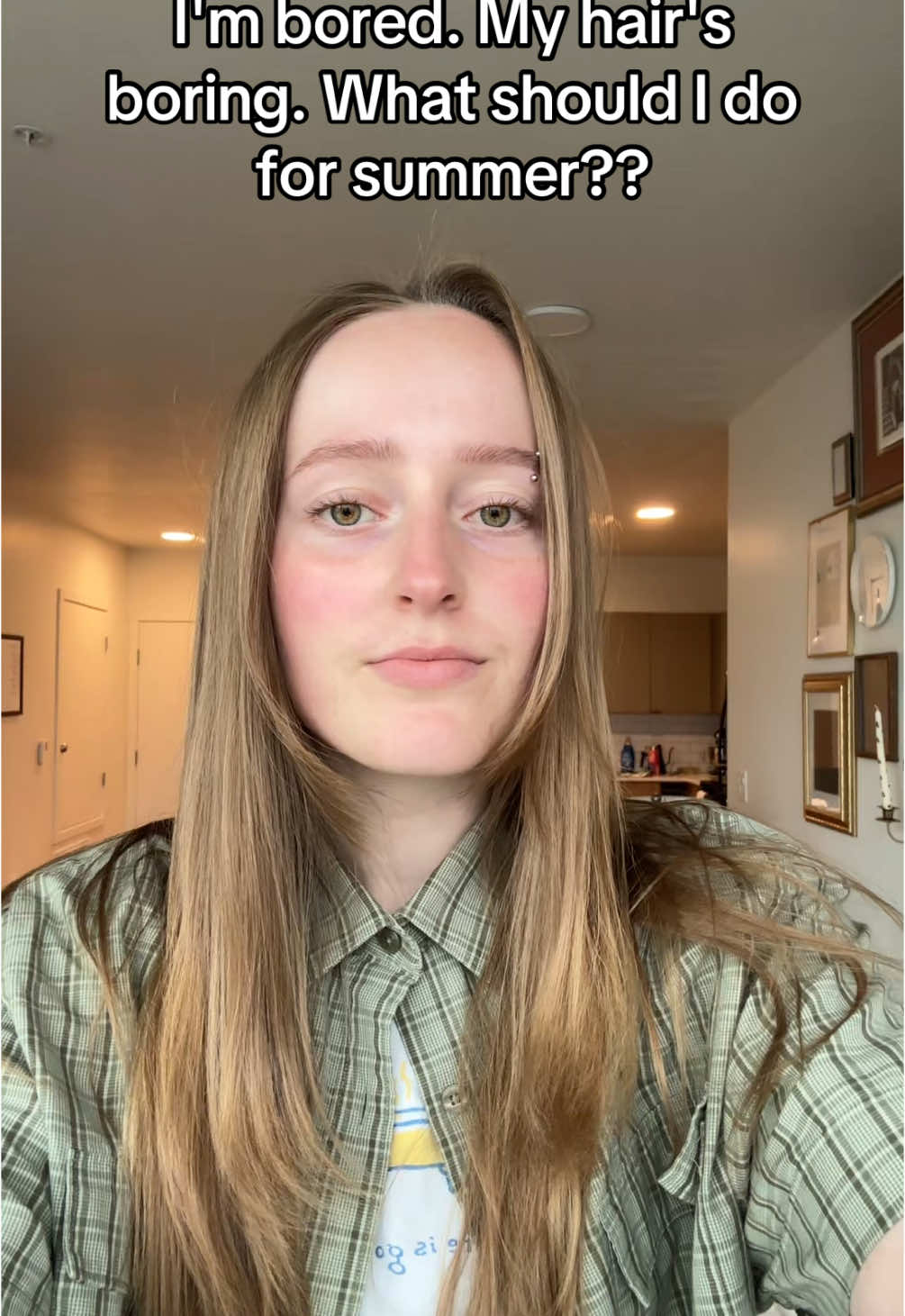 Rate my current hair 1-10 before I make a terrible decision #wlw #haircut #hair #shag #layers #fyp #fypp #lgbtq #queer 