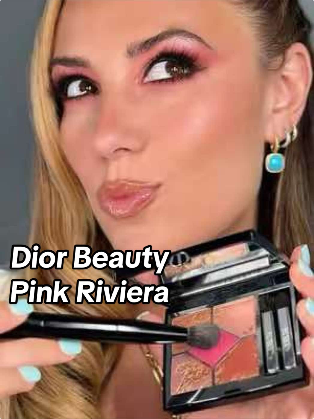 Stunning Pink Eyeshadow Tutorial💕 Love the pink riviera palette by @Diorbeauty for summer 2025!  #eyeshadowtutorial #pinkmakeup #makeuptips #fashionlook #makeuplover #BeautyTok 