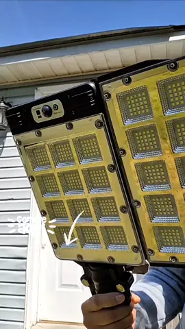 lámpara solar de 3 ángulos, superó potente y muy económica, #lamparasolar #lamparaconpanelsolar #lamparaluzled 