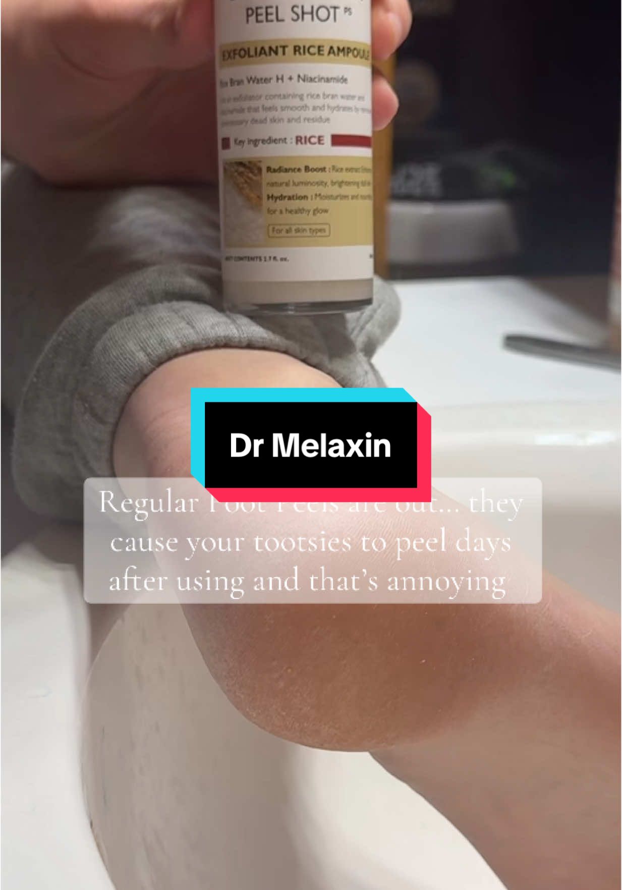 I didn’t think this was actually going to work as well as it does!!  Available in single bottle or a two pack, Dr Melaxins Peel Shot will have your skin summer ready in minutes! #drmelaxin #drmelaxinpeelshotrealreview #exfoliate #Summer #peelshot Results may vary. As with all skincare products, please test a small area before applying liberally. 
