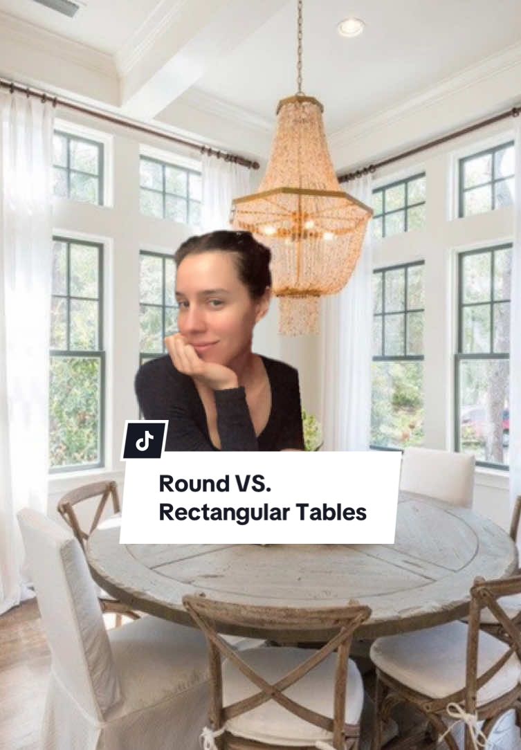 What Table would you prefer? #interiordesigner #realestatetiktok #interiordesign #realestatehacks #fengshuitips #energyhealing #fengshui #homedecor #costalgrandmother #nancymeyersaesthetic #greenscreen 