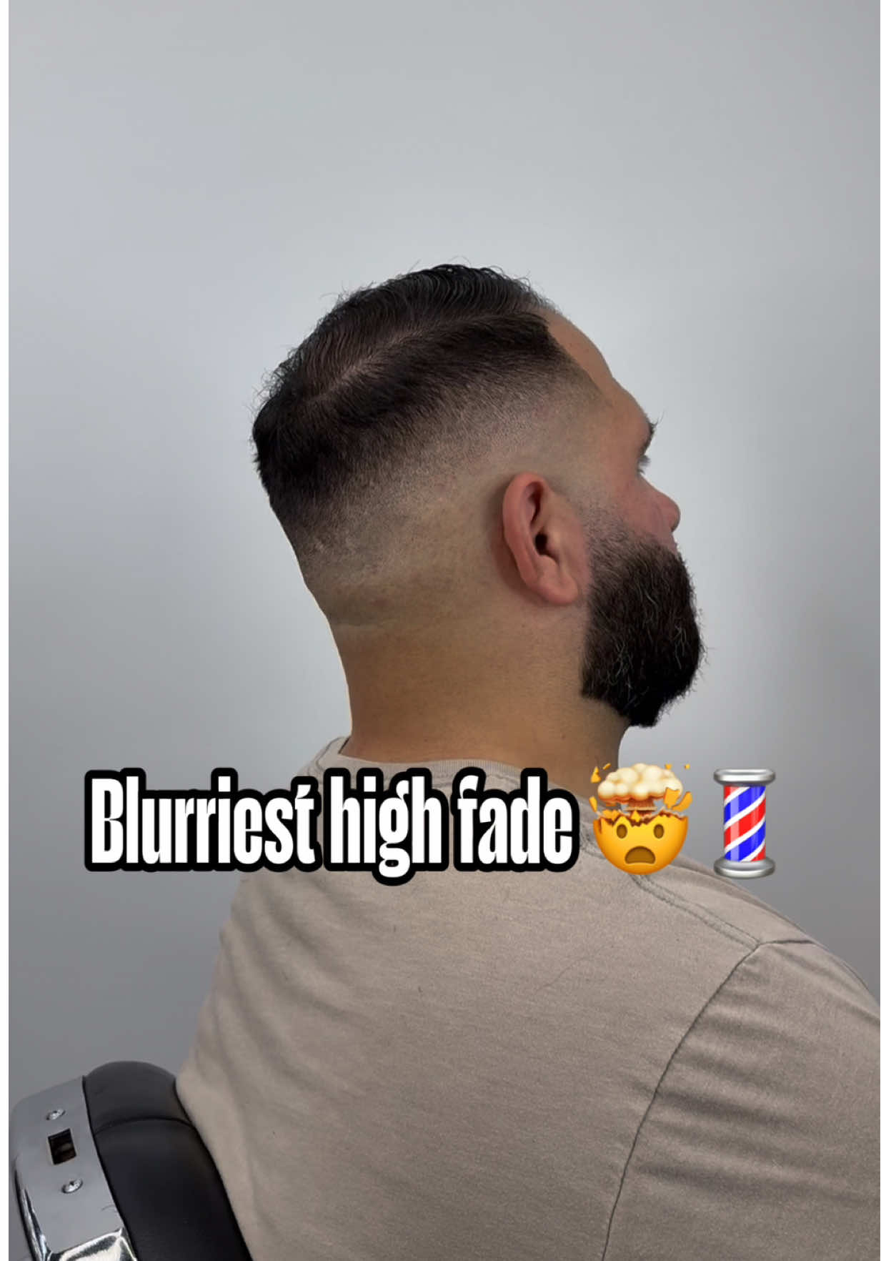 Blurriest high fade 🤯🔥💈 #oklahomacity #okcbarber #highfade #haircut #haircutmen #fade #beard #viral #explore #fyp 
