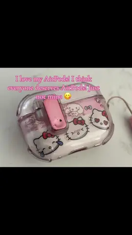 I LOVE THIS AIRPOD CASE AND MY AIRPODS SO MUCHHH!!!! #airpods #hellokitty #sanrio #kawaii #case #pink #justagirl #kawaiicase #airpodcase 