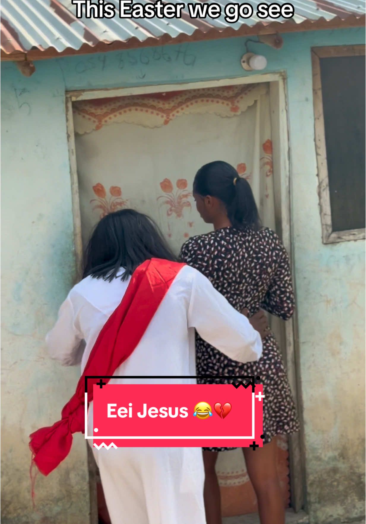 We go see who go die for your sins this year 😂. W/@EkuahWillingtina❤️  #tiktokghana🇬🇭 #fypシ゚ #fypp #foryoupage #jesus #easter 