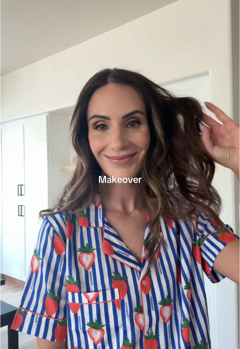 Being pampered in your own home? Sign me up!  I had @Glamsquad come do my hair and makeup. It was so fun and convenient! I highly recommend them! If you have a special event or even a date night coming up see if they are available in your area! #datenight #glamsquad #makeover #hairandmakeup #makeup #specialevent 