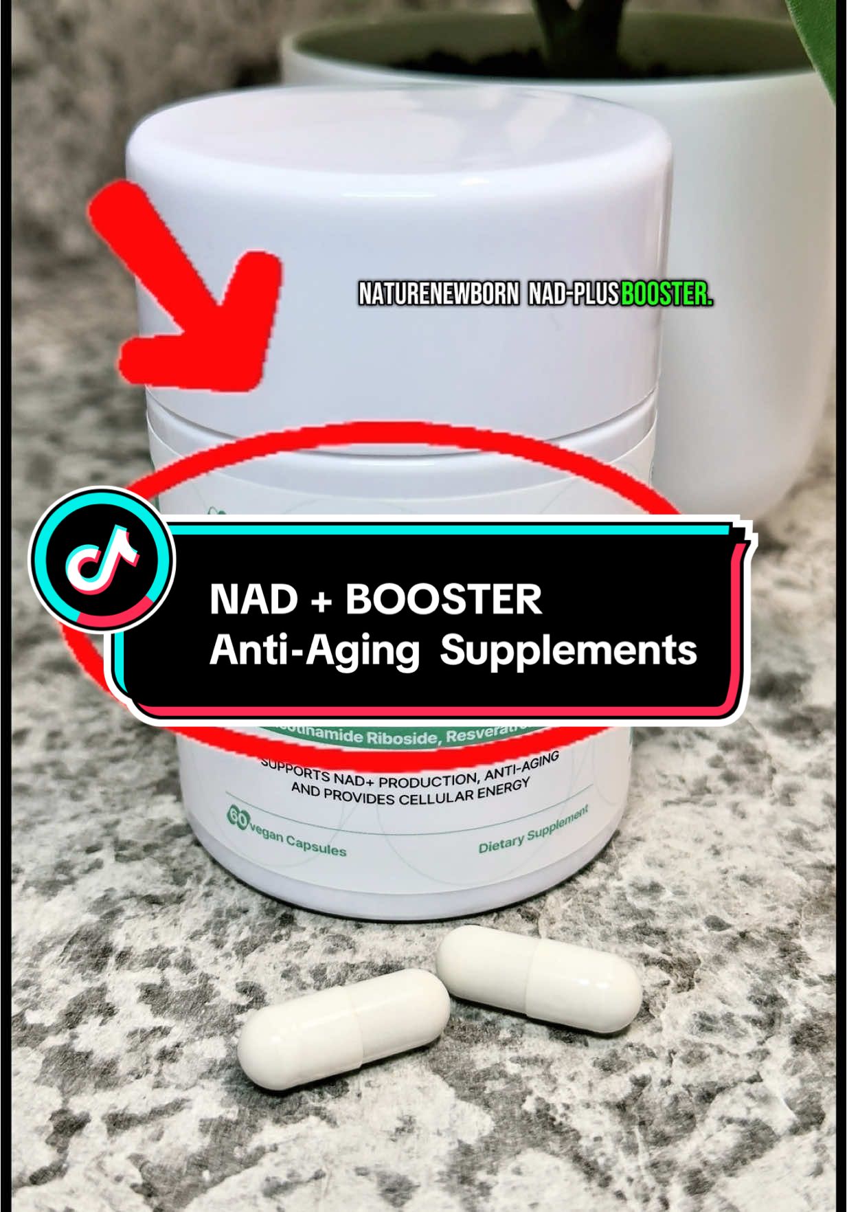 Naturenewborn NAD + BOOSTER  Activa tu energía celular, Reaveratrol para longevidad y renovación. Anti-envejecimiento. #NAD #booster #antiaging #nicotinamideriboside #nad+ #nature #Naturenewborn #energy #CA #AKG #ciencia  #salud #estilo #motivation @Naturenewborn #CapCut 