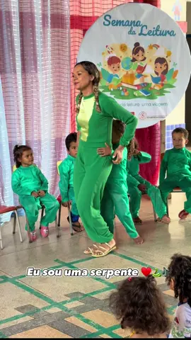 Enceramento da “Semana da leitura” com apresentação da turminha do Pré-I  Música infantil “Eu sou uma serpente”♥️🐍 #materialpedagogico #educacaoinfantil #ludiconaeducacaoinfantil #musicalicalizacaoadualtoeinfantil 