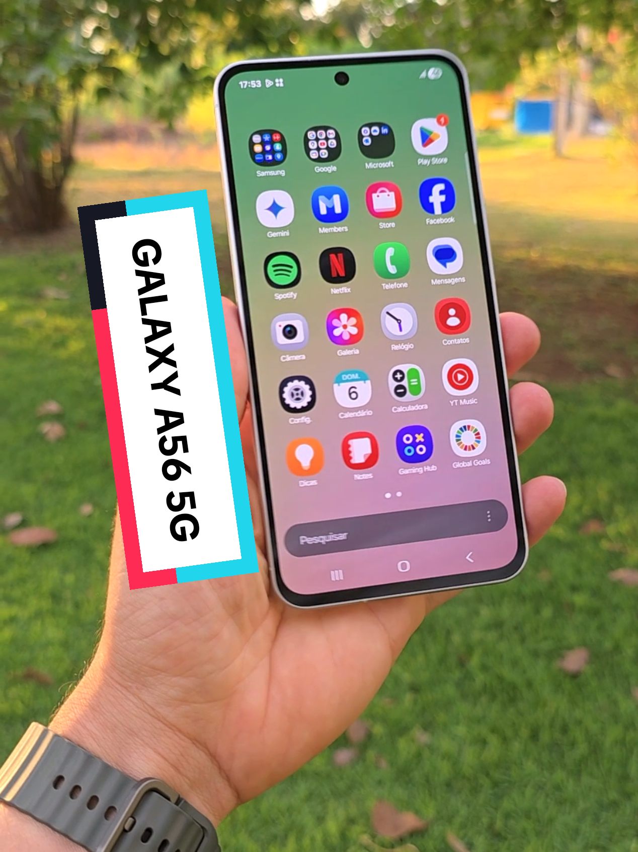 Samsung Galaxy A56: aparelho intermediário da Samsung com configuração interessante. 🔍 Cole este ID no buscador do @Mercado Livre: 1SANL6-D6ZR #TechdosSonhos #MercadoLivre #galaxya56 #smartphone #tecnologia 