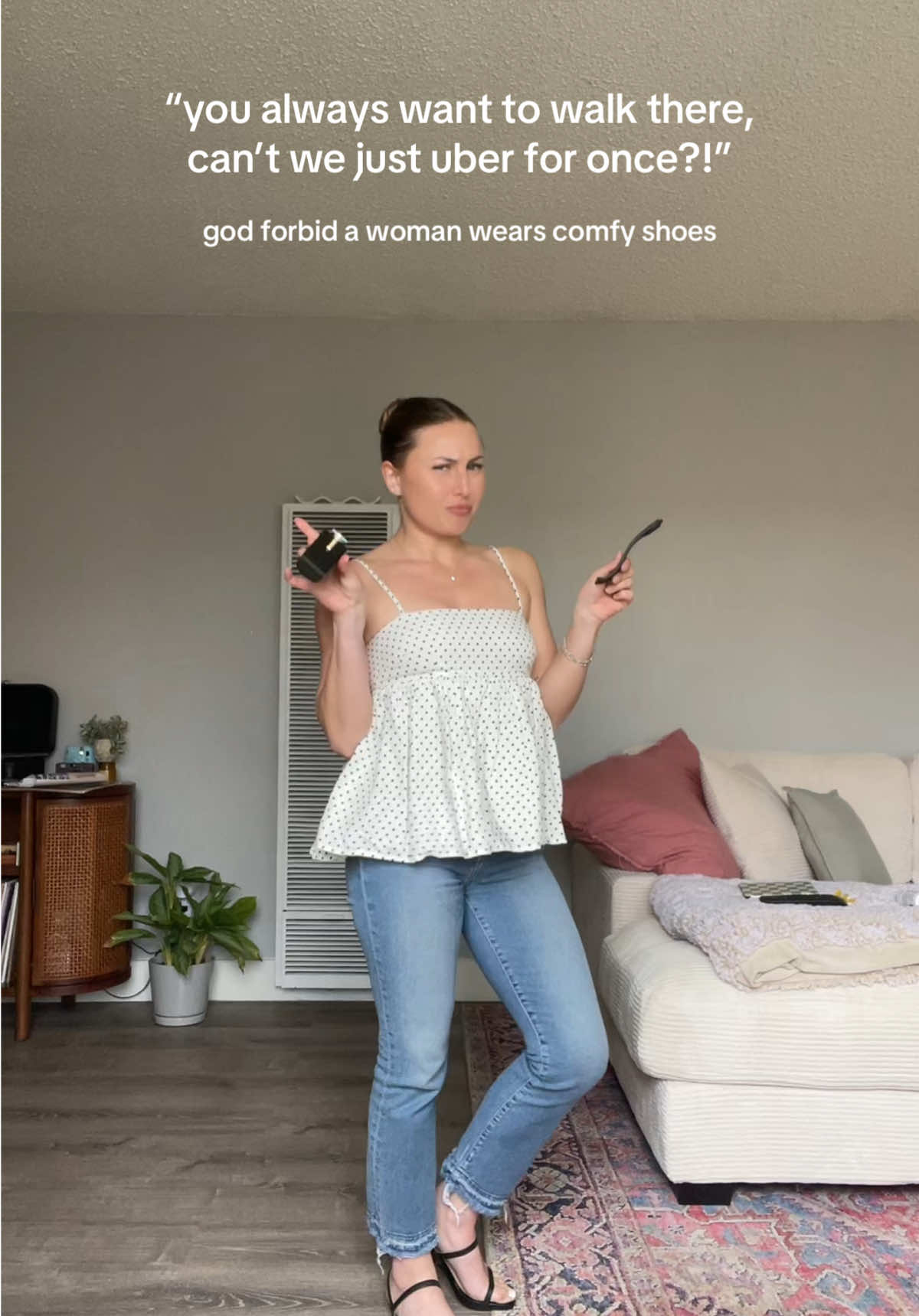 sorry your heels aren’t comfortable heels like mine! i’ll save on the rides share thx <3   #pashionheels #convertibleheels #highheels #comfyheels #justgirlythings #lifehacks #goingoutoutfit #brunchoutfit #fashiontips #godforbid 
