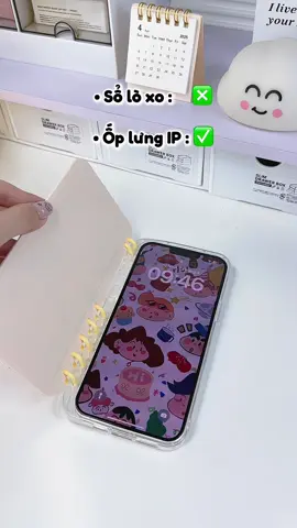 Ốp đt sổ tay, vừa làm giá đỡ, vừa che chắn màn hình quá xinh, bảo vệ hết cạnh máy .  Đủ dòng ip 11-16prm , zá chỉ 73🐠 #caseiphone #opiphone 
