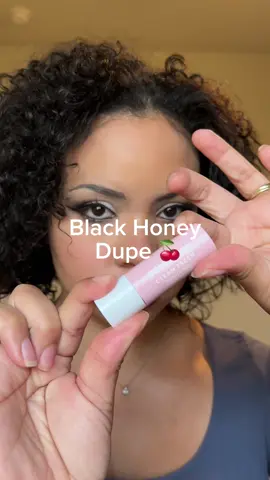 Black Honey Dupe by @COVERGIRL clean fresh tinted lip balm in bliss you berry 🍒 #covergirl #cherry #blackhoney #blackhoneydupe #downtowngirl #downtowngirlmakeup