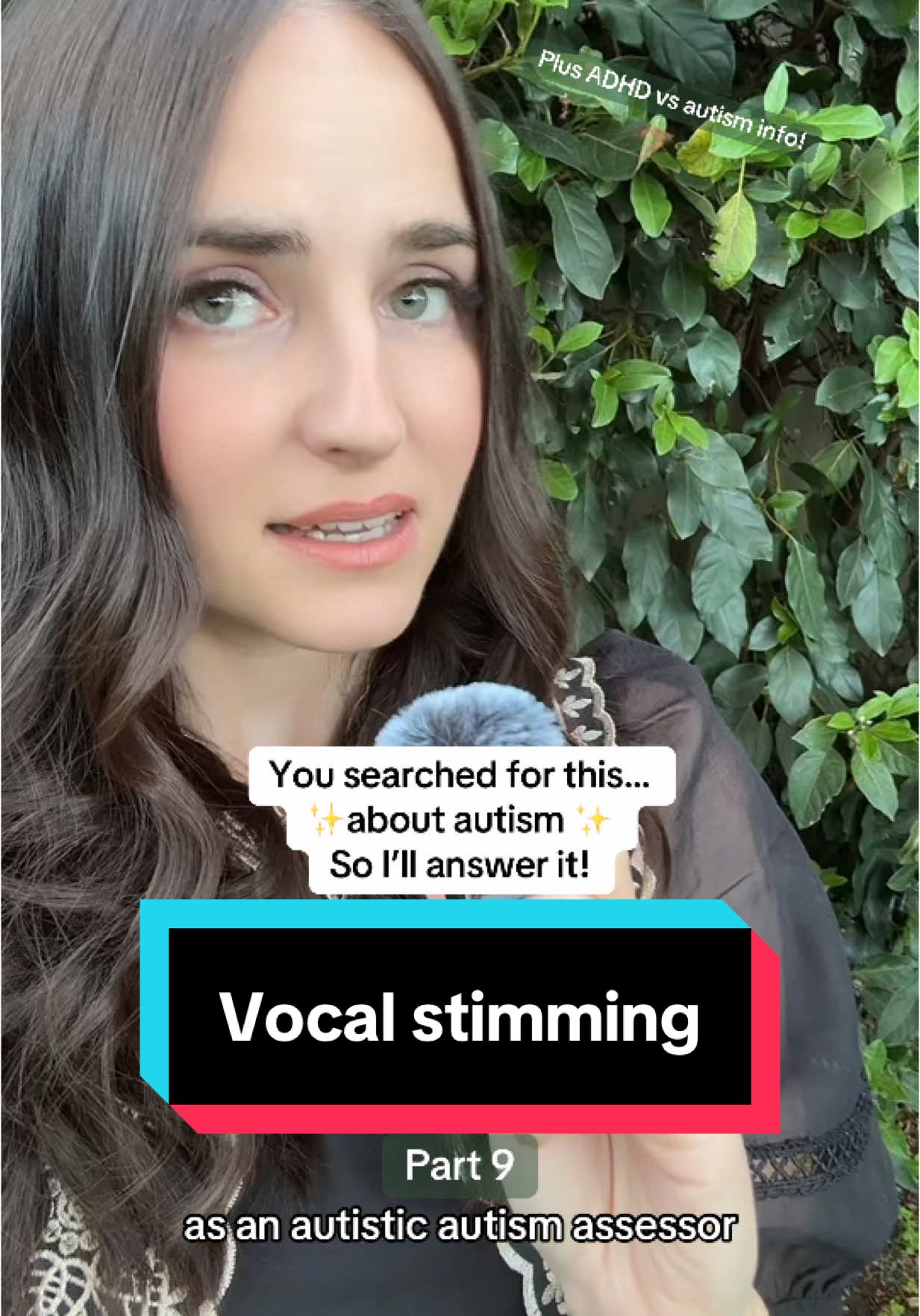 I CAN’T wait for your examples and lines from songs stuck in your head in the comments!! 👀🥳 What is vocal stimming? That’s a good question! Hopefully my video helps answer this one for you! 💛  Many autistic individuals engage in vocal stimming—such as repeating words under their breath, humming, or singing the same line repeatedly—as a means of self-regulation and sensory processing. In contrast, neurotypical individuals do not typically engage in vocal stimming with the same frequency or for the purpose of regulation (Charlton et al., 2021; Kapp et al., 2019). For individuals with ADHD, stimming behaviours often serve to regulate attention and provide necessary stimulation, rather than for emotional or sensory regulation (Vevers, 2024). 🧠 As always, what I share is based on my experience as an autistic autism assessor and speech pathologist, the lived experiences of the autistic community, and what I’ve seen across 8 years of autism assessments. These insights reflect common themes I’ve observed in ‘clinical’ settings, assessment conversations, and client storytelling. It may not apply to everyone, and research is still catching up on a lot of this! While this content is not intended as clinical advice, it draws on my lived and professional experience to make space for shared understanding and further discussion. I’d love to see more research in this space, and I’m always open to chatting with or supporting researchers – especially autistic researchers – who feel called to explore and build on these insights. There’s so much more to discover together! #creatorsearchinsights #autism #adhd #stimming #vocalstimming #actuallyautistic 