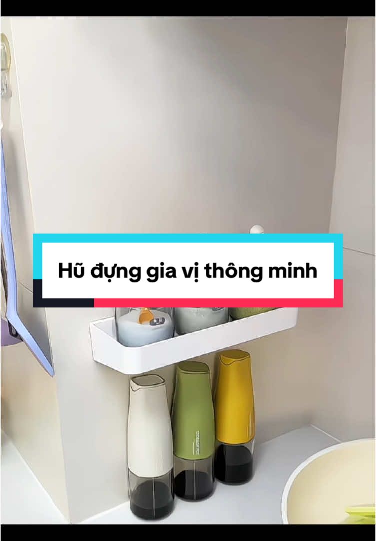Hũ đựng gia vị thông minh #giadungthongminh #fyp #kegacbonruachen #hudunggiavi 