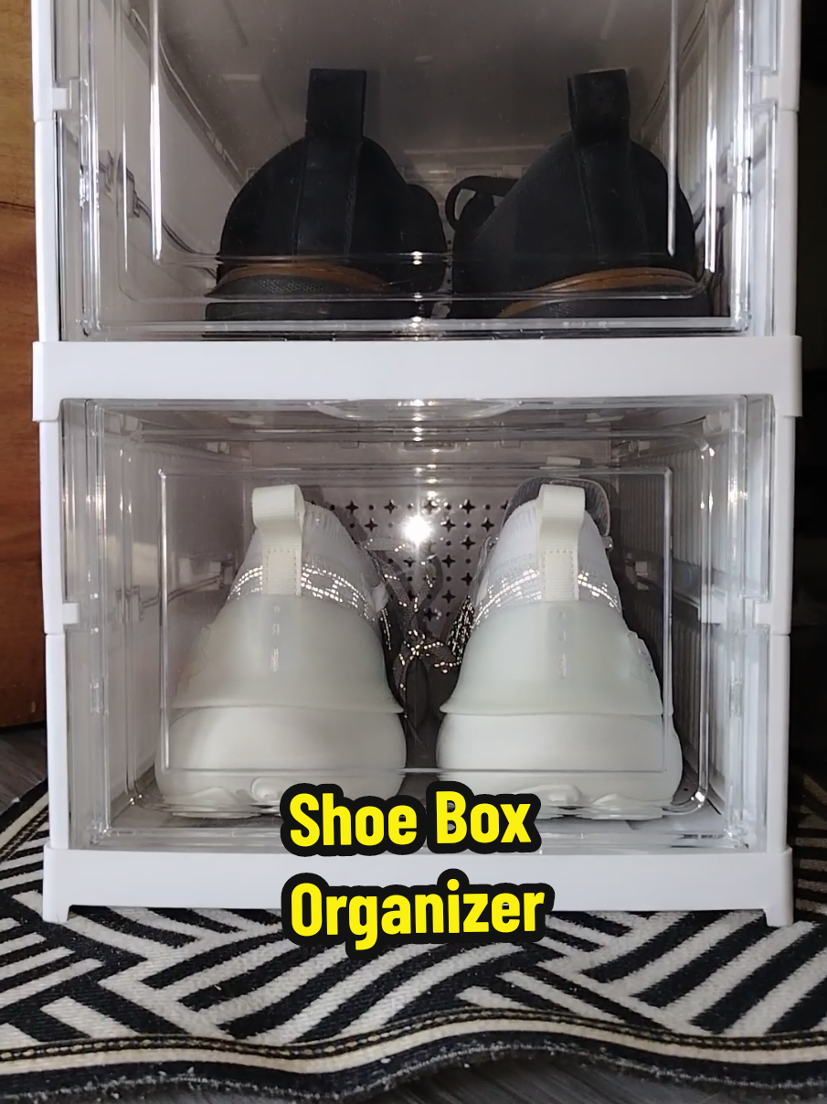 Shoe Box Shoe Rack Organizer Shoe storage ✨✨#trending #shoe #shoeboxorganizer #shoeorganizer #shoebox #shoeboxorganizer #shoebox #aestheticshoebox 