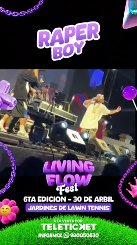 𝗔𝘁𝗮𝗾𝘂𝗲 𝗥𝗮𝘀𝘁𝗮 estará presente este 30 de Abril en #livingflow junto a : 🇵🇦Makano 🇵🇷Jking y Maximan, Jonh Eric, Dj Warner, Dj Chiwa , Dj Kelvin 🇵🇪 Micky Santana Entradas desde S/70 en la web de teleticket  #livingflow #ataquerasta #reggaetonoldschool 