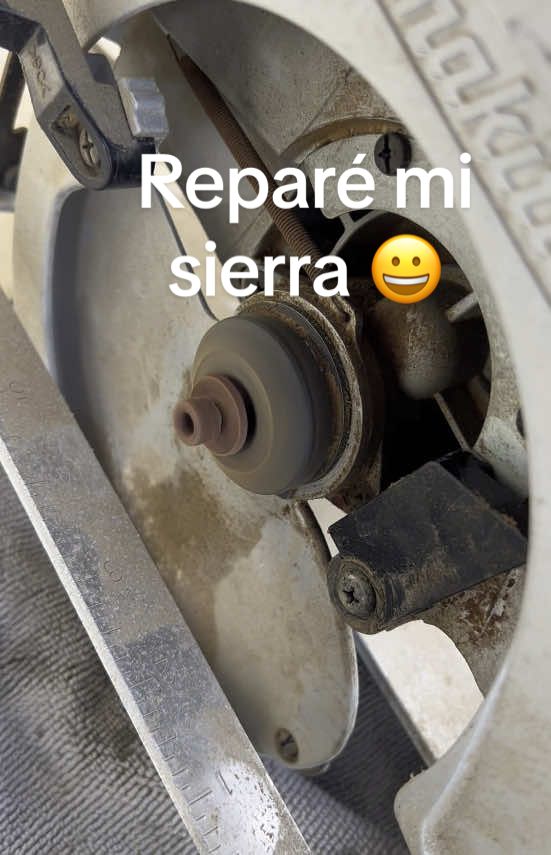 Así reparé mi sierra circular #herramientas #reparacion 