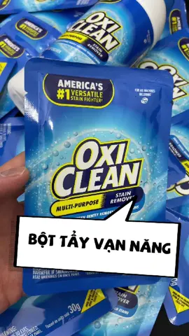Bột tẩy đa năng, tẩy sạch hết các vết bẩn trên áo, chét két xong nồi, cặn canxi #tungdadung #oxiclean #bottaydanangoxiclean 