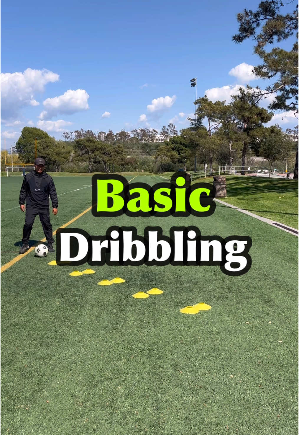 ⚽️Basic Level Dribbling Drill TR1. Double Touch  TR2. Roll TR3. Outside-Inside #YouthSoccer #SoccerDrills #soccertrainingdrills #LAsoccer #KidsSoccer #soccercoach