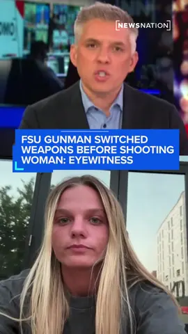 McKenzie Heeter, a Florida State University junior, tells #CUOMO she walked past the campus shooting suspect Thursday as he began firing a shotgun before switching to a pistol.