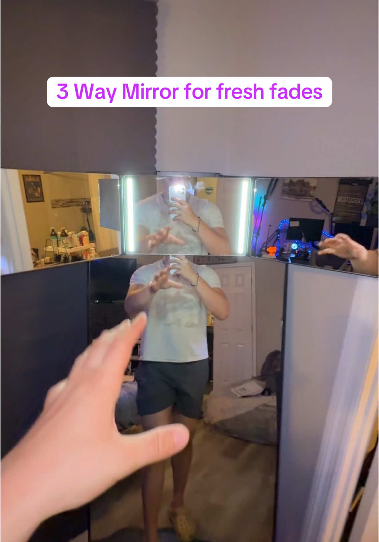 Stop overpaying for haircuts #haircut #3waymirror #freshfade #tiktokmademebuyit 