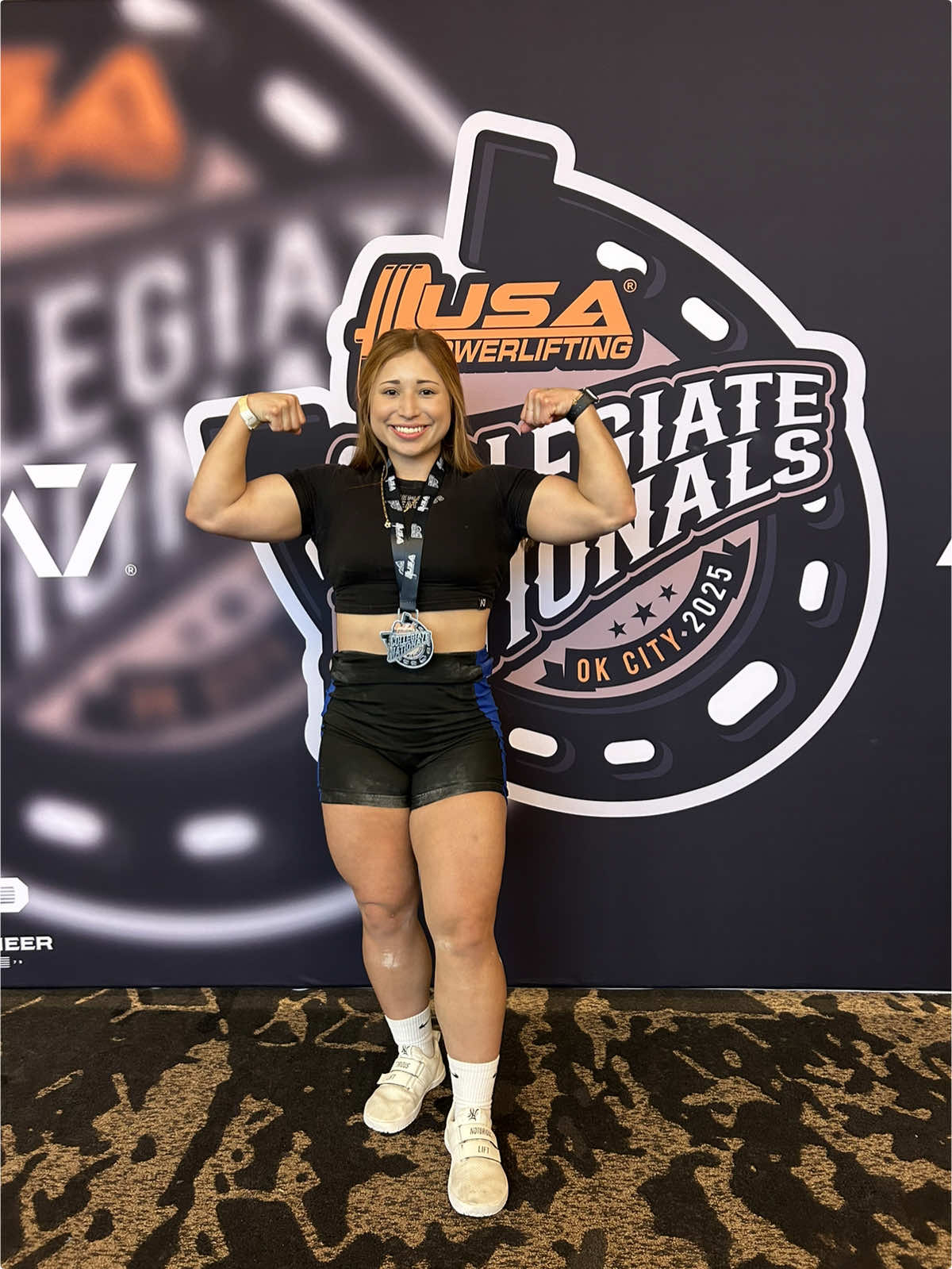 placed 🥈 out of 55 girls !!!  great way to end my collegiate career 💅🏽  #gym #GymTok #powerlifter #nationals #oklahoma #fyp #fypシ #foryoupage #trending 