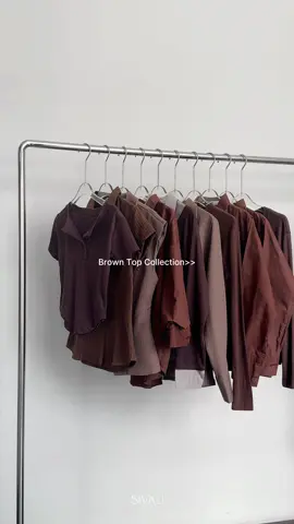 brown top collection🤎🤎 #SivaliFactory #IChooseCozy #outfitideas #OOTD #ootdfashion #stylingideas #stylingtips #outfitcollection #brownoutfits 