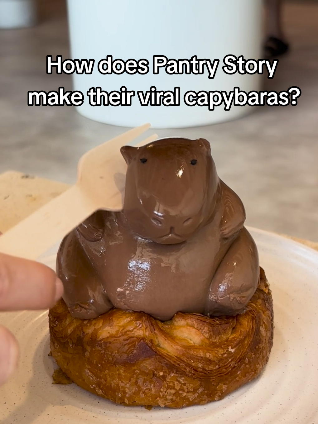 These adorable wobbly capybaras are a part of Stanmore bakery Pantry Story's April special, and they're selling out every day. Want to know how they're made? Keep watching and follow Good Food for more.
