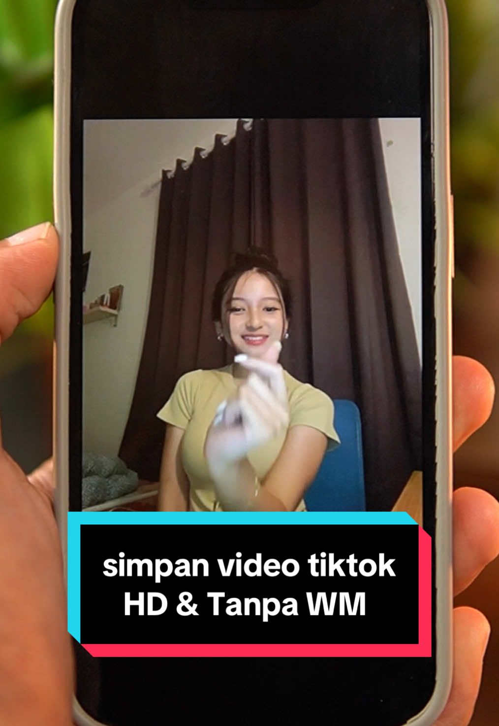 Simpan video dari tiktok tanpa wm dan HD 🚀🚀 #tipsandtricks #fyp #tiktokio