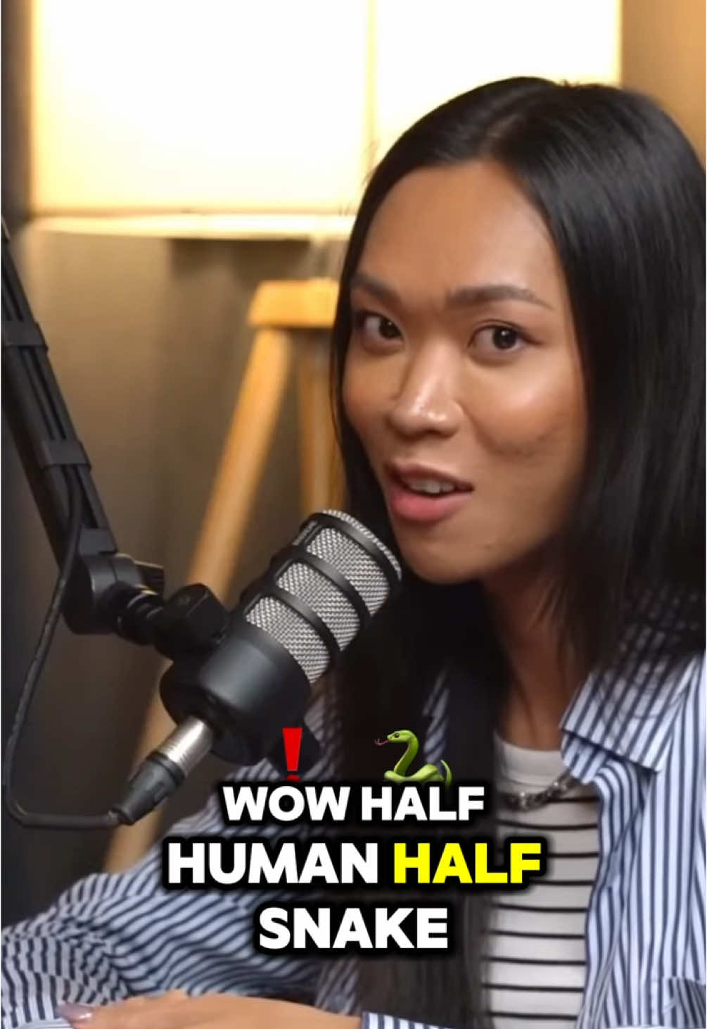 Half human, half anaconda 🐍 She’s not taking hormones for a reason... #Transgender #LadyboyPodcast #LGBTQ