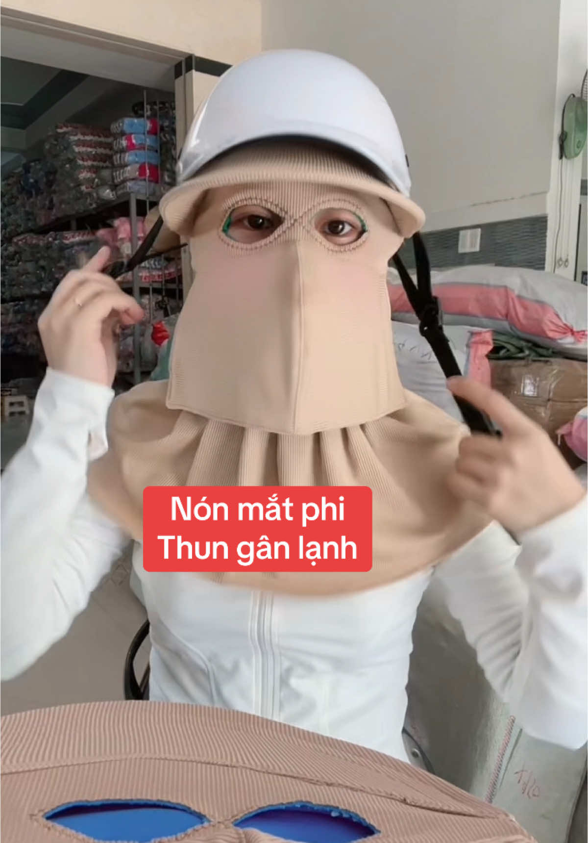 Nón mắt phi loại 1, thun gân lạnh 5 lớp chống nắng kèm quà ạ #huynhmyshop95 #huynhmychongnang #phukienchongnang #nonchongnang #nonmatphi #nonthunlanh #nonmatphichenang 