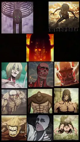 12 Titan☠️☠️ #fyp #attack #on #Titan #aot #eren #ymir #armin #annie #bertholdt #reiner #zake #porco  #pieck #laratybur #edit 