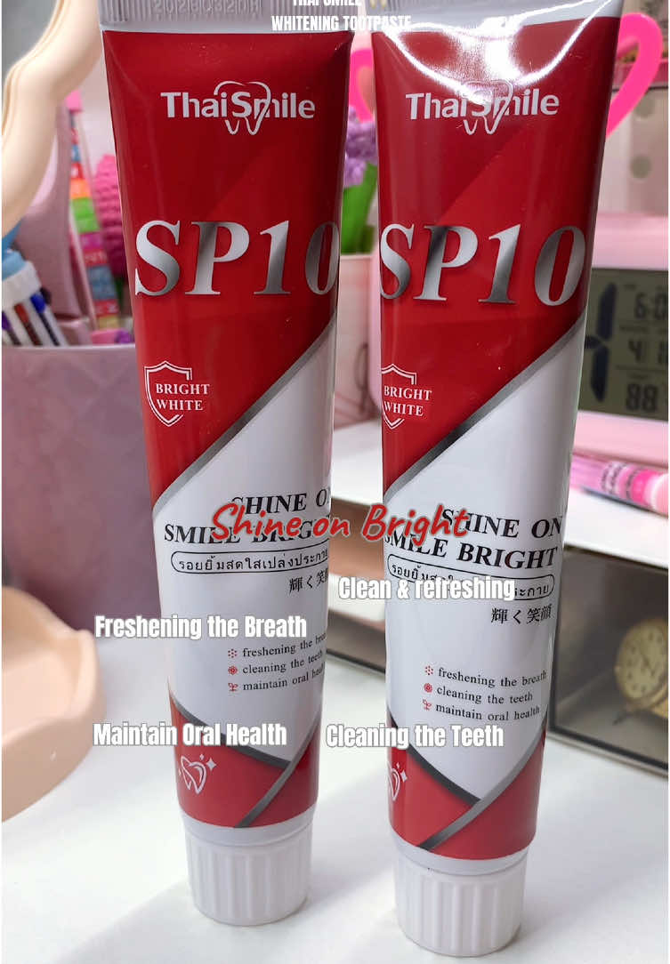 Thai Whitening Toothpaste #toothpaste #whitening #whiteningtoothpaste #thaitoothpaste #thai #thaismile #smileonshinebright #babykongfuhome @BABY KONG FU HOME 