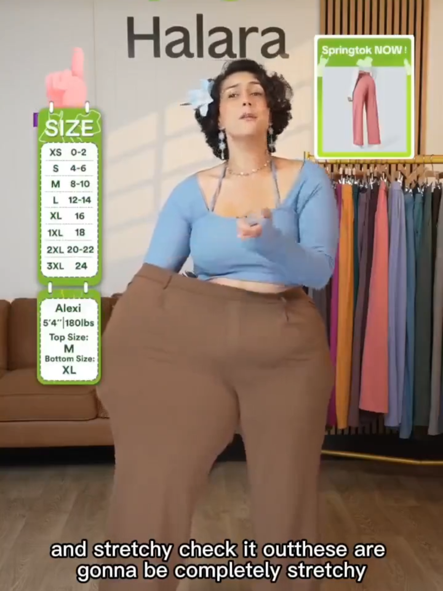 Halara Flex High Waisted Plicated Side Pocket Straight Leg Work Pants#halarapants #Halara #causalstyle