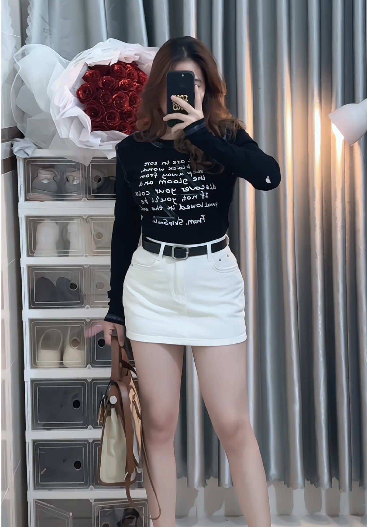 Chân váy jean trơn chất dày dặn , có lót quần, siu tôn dáng #fypシ #xuhuong #chanvayjean #chanvayjeannu #chanvayngan #chanvay #chanvayjeanngan #thoitranghottrend #nhinhmedoxinh #phoidoxinh 