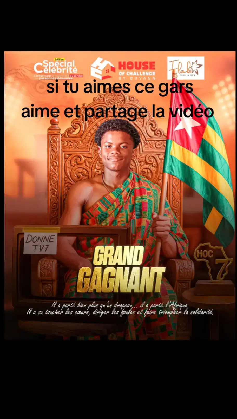 la victoire du Togo à Haus of challenge #haus #hauslabsfoundation #hause #donnetv7 
