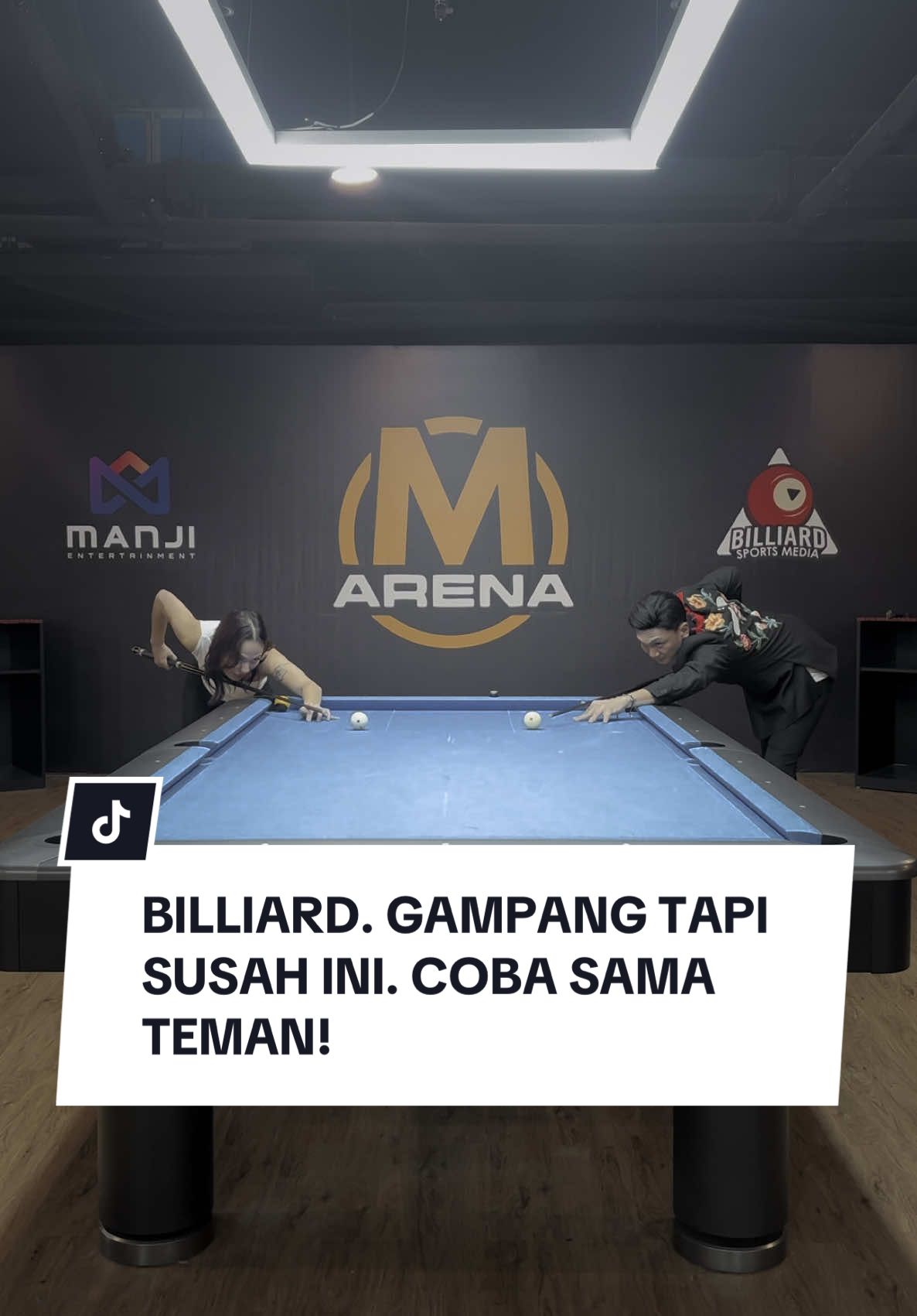 • Gampang tapi susah. Timing-nya harus tepat. @lianats_billiard  #anjiBilliard  #billiardIndonesia #Marena 