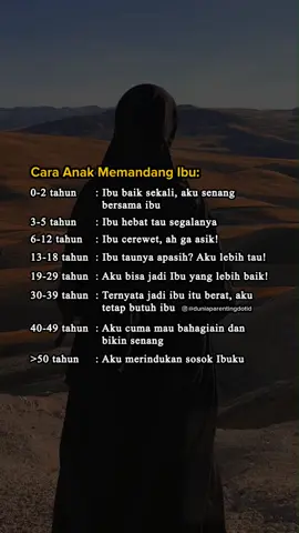 Pandangan anak terhadap ibunya akan berubah seiring bertambahnya usia dan kedewasaan mereka 🥺 #keluarga #rumahtangga #suamiistri #suami #istri #pernikahan #nikah #ibu #bunda