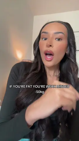 This applies to people who WANT to loose weight and NOT to those with medical conditions/on medications that contribute to weight gain. Of course, if you’re happy in a bigger body then that’s fine too and this video also does not apply to you! #weightloss #weightlossmotivation #weightlossadvice #skinny #fyp 