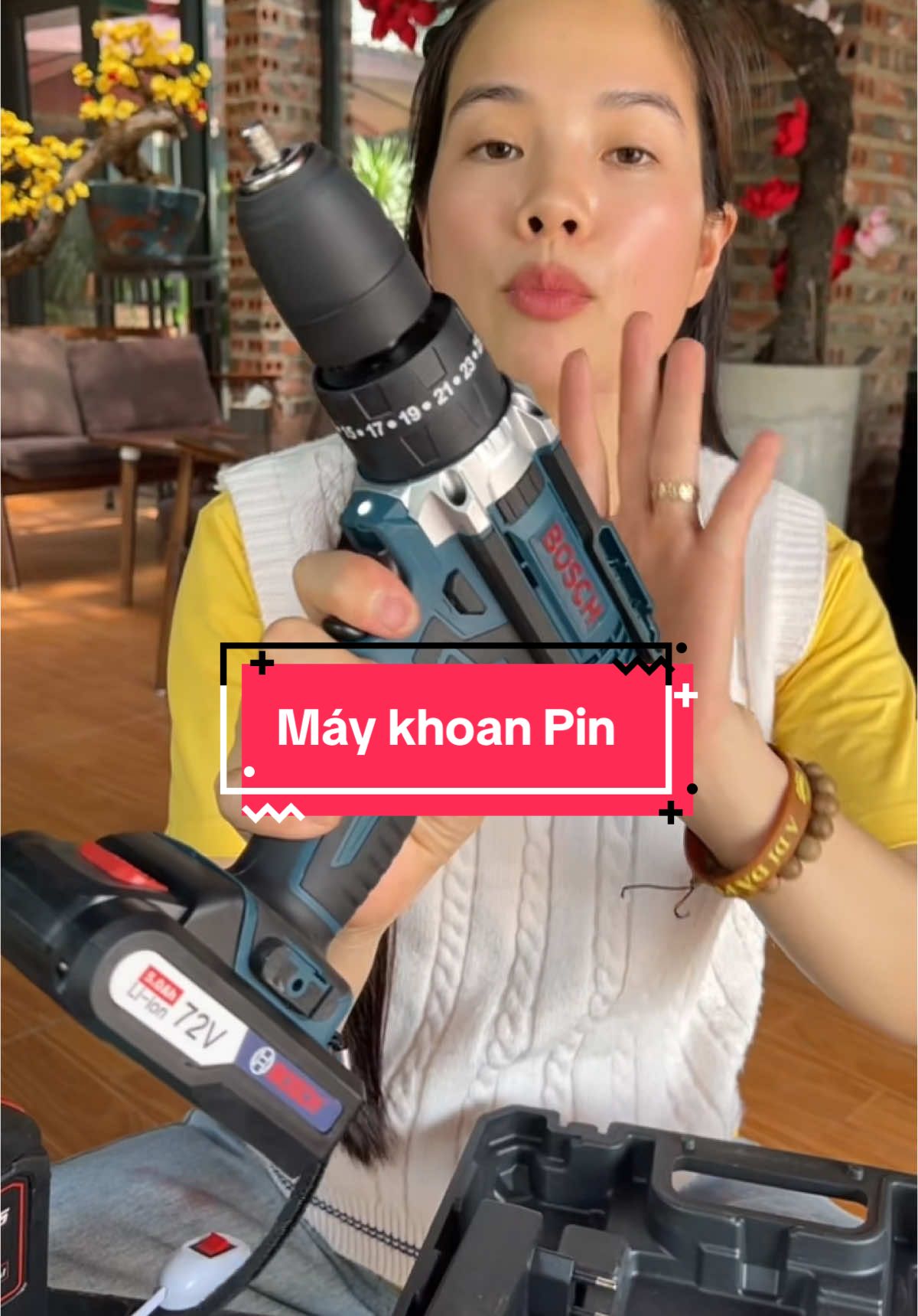 Máy khoan Pin Bos.ch #thanhmai92 #cokhi #maykhoanpin #maykhoancamtay #maykhoanpingiare 