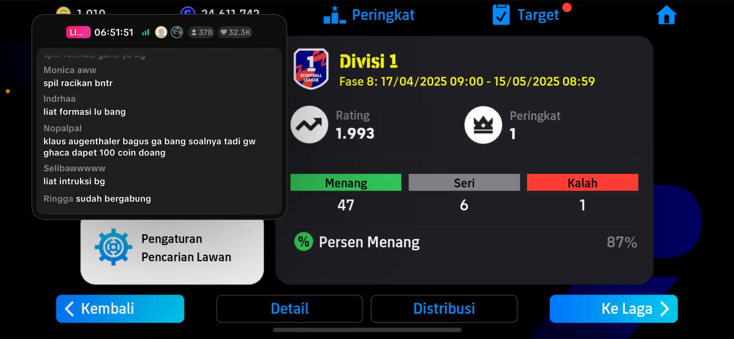 Botjago dengan 3 beck nya top global 1 awal season  #fyp #efootballmobile #efootball #efootballmobile2024 #efootballmobile2025 #efootballmobile2023 #pes 