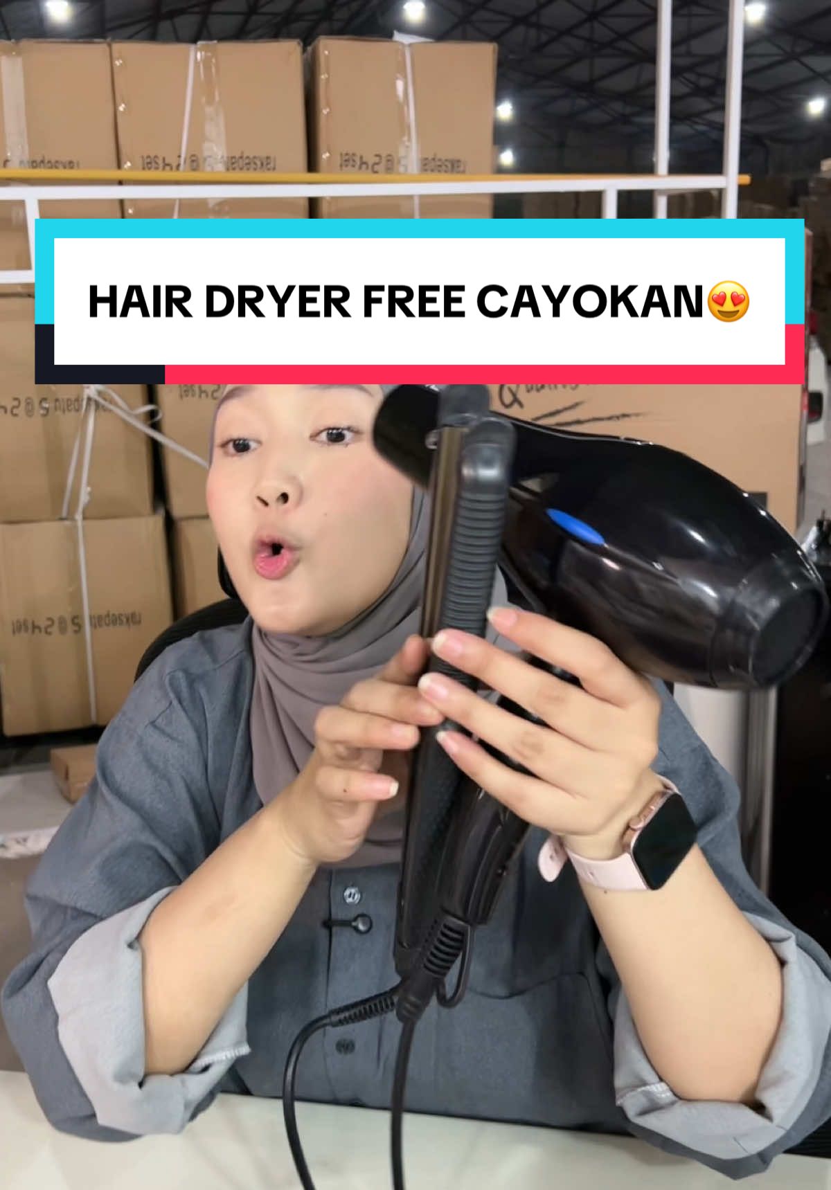 Buy 1 get 1,beli hairdryer free catokan😍 cek keranjang kuning ‼️‼️ #ischaindyofficial #ischaindyofc #fyp #viral #fypシ゚ #jumatberkah #hairdryer #catokanrambut #buy1get1 
