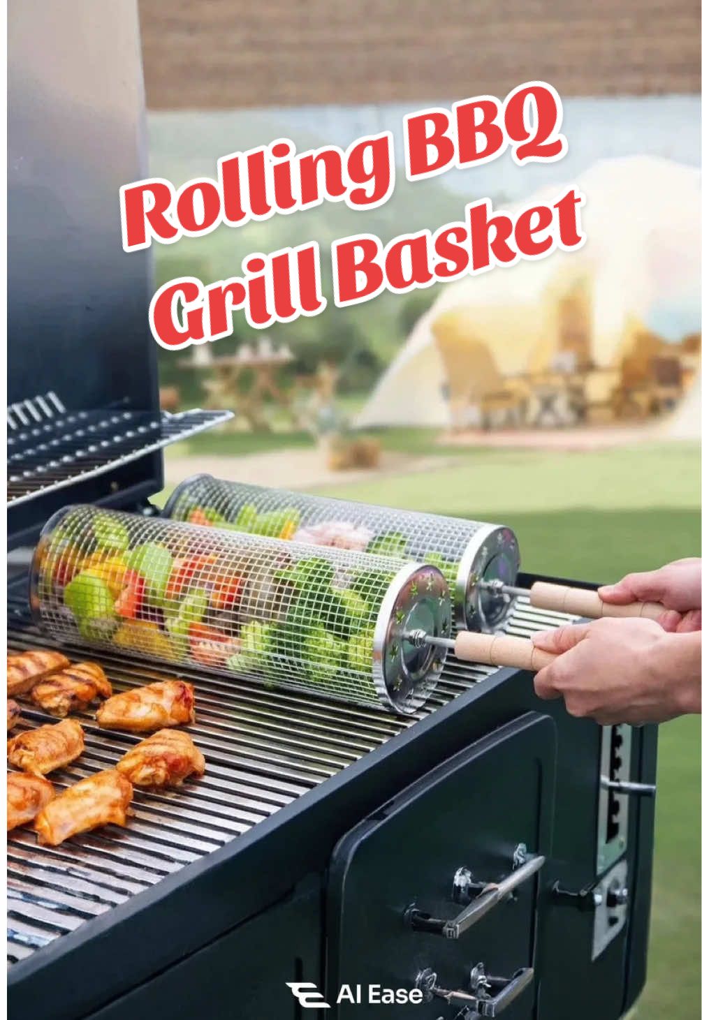 Buy directly from us as your trusted Chinese supplier, offering unbeatable prices and fast shipping! Elevate your outdoor cooking experience with this Portable Rolling BBQ Grill Basket! Crafted from premium 304 stainless steel, this durable grilling drum is designed for even heat distribution, making it ideal for roasting vegetables, meats, seafood, nuts, and more. The rotating cylinder ensures consistent cooking without burning, while the ventilated mesh design gives your food that perfect smoky flavor. Lightweight and easy to carry, this grill basket is perfect for camping, picnics, backyard BBQs, and tailgate parties. It fits most grills and can be used over open flames or charcoal. Enjoy effortless, hands-free grilling with professional results every time! Order now for fast delivery to the USA, Canada, Europe, South America, and the Middle East.  #BBQBasket #RollingGrill #OutdoorGrilling #BBQAccessories #GrillTools #CampingGear #PortableBBQ #304StainlessSteel #BBQMustHaves #OpenFireCooking #GrillLikeAPro #TailgateCooking #PicnicGear #GrillMaster #BBQDrum #GrillHack #BackyardBBQ #BBQLovers #CampfireCooking #GrillBasket #OutdoorKitchen #SmokyFlavor #CharcoalGrill #BBQSeason #BuyDirect #BuyFromChina #ChinaSupplier #DropShipping #AmazonFinds #TrendingBBQ #GrillGadgets #FoodieTools #OutdoorCookingEssentials